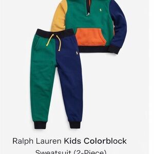 Ralph Lauren Kids Multicolor Jogger Set